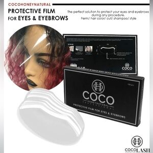 Coco 100 PCS Clear Protective Film for Eyes & Eyebrows Makeup